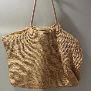Buji Baja Raffia Beach Bag